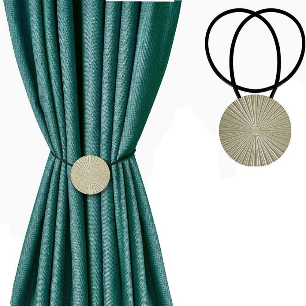 Magnetic Curtain Tiebacks 2x Vintage Curtain Holdbacks Decorative Drapery Rope